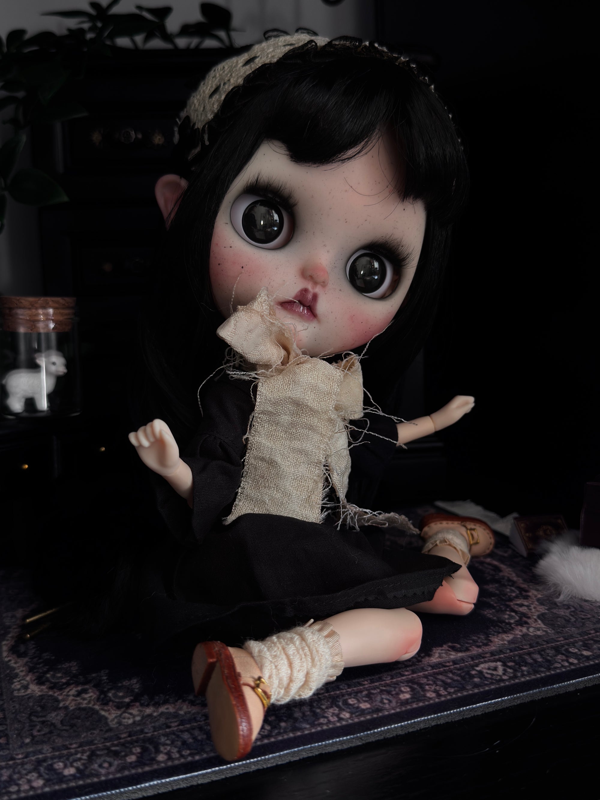 Fleece - OOAK art doll