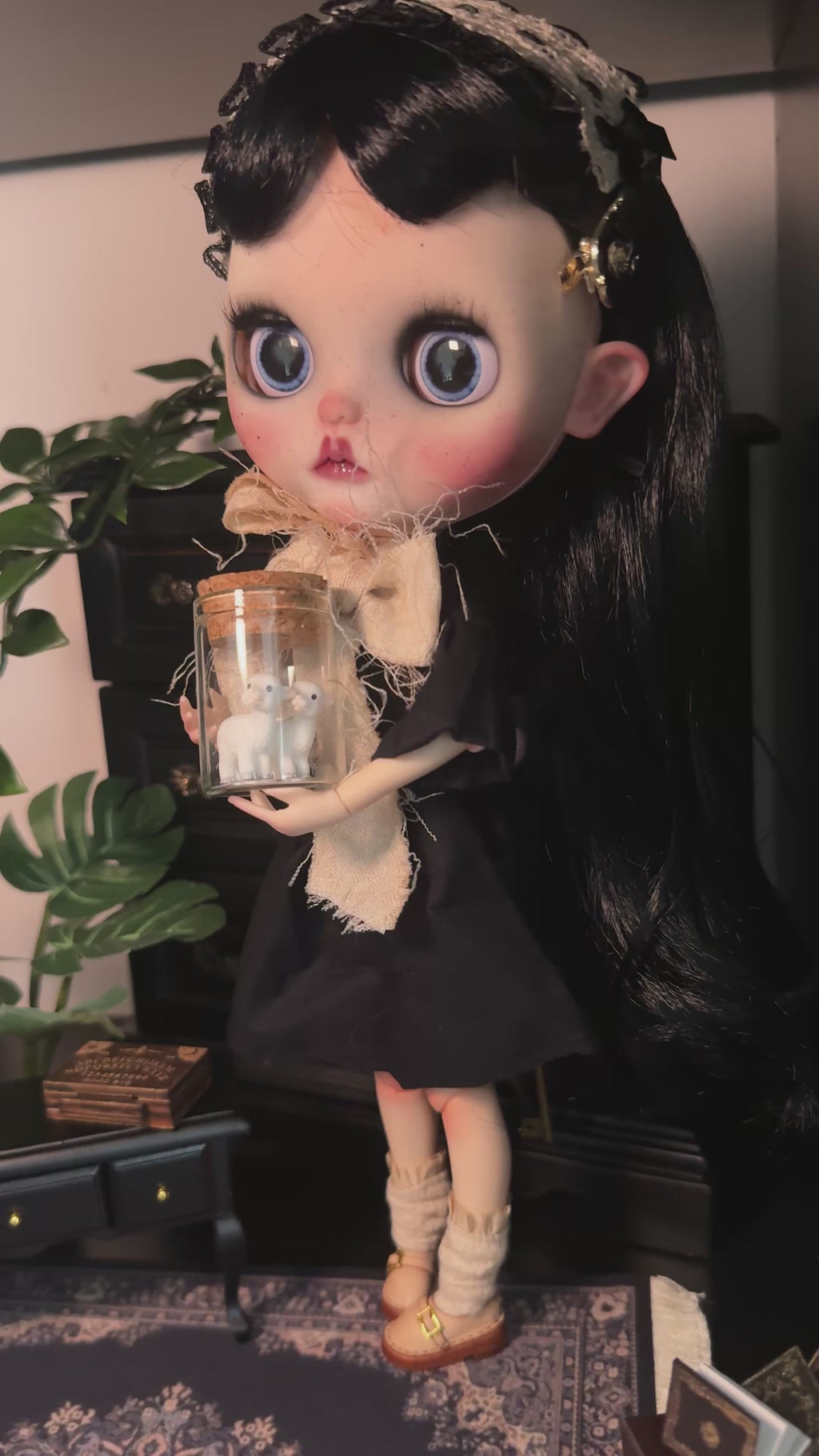 Fleece - OOAK art doll